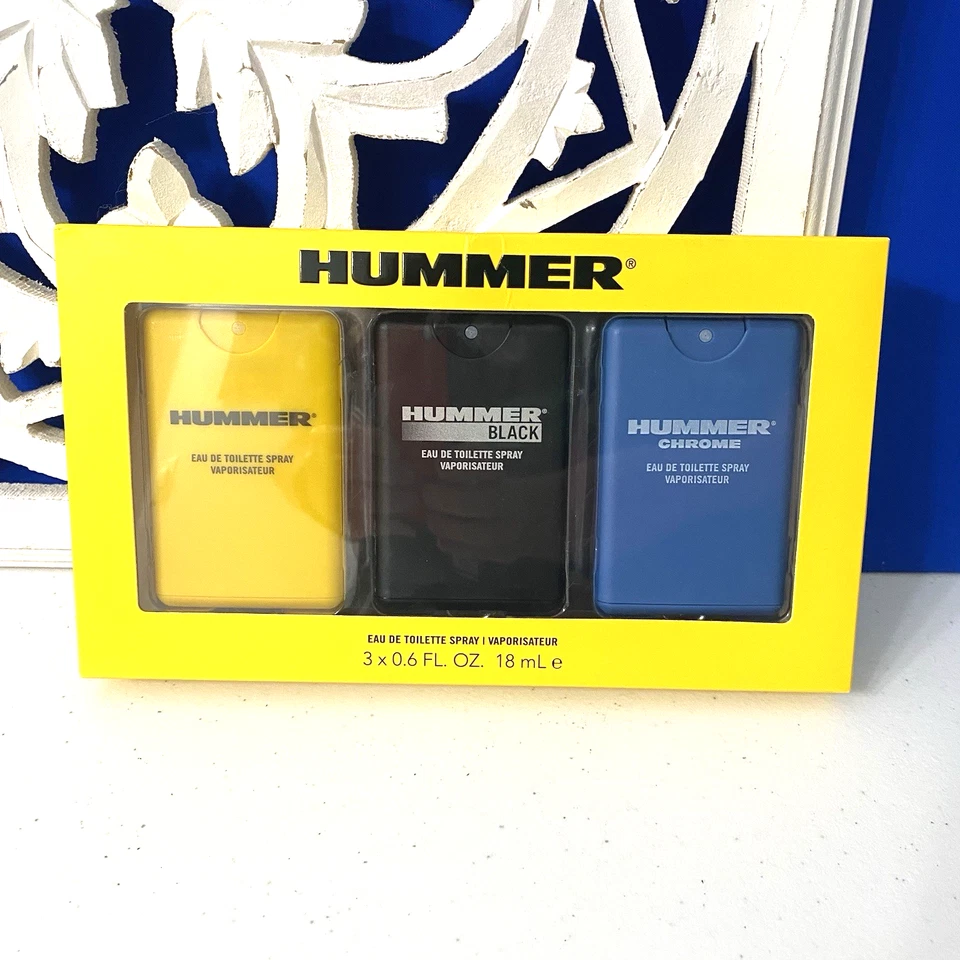 Hummer Hombre Eau De Toilet Spray/Vaporizador Colonia Juego de Regalo 3 Piezas Foto 1 de 3