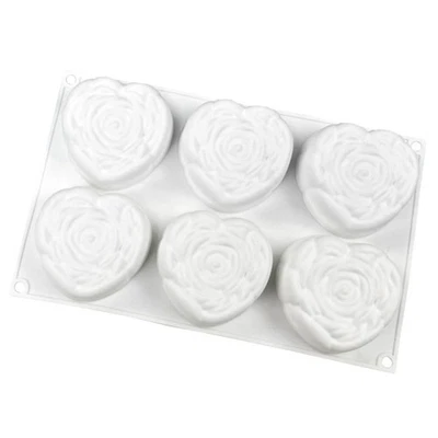 Silicone Chocolate Mold Silicone Baking Mold heart cake mold - Image 1 of 4