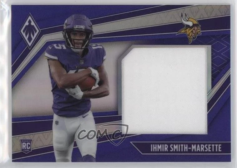 2021 Panini Phoenix Rookie Jumbo Memorabilia Purple /99 Ihmir Smith-Marsette RC - Image 1 of 2