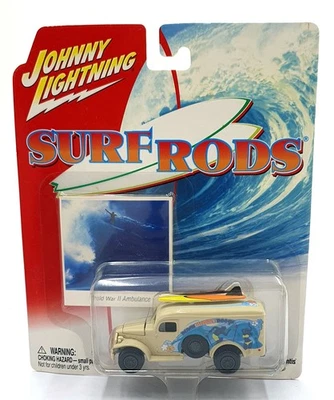 Johnny Lightning 1/64 Scale 294-07 Surf Rods World War II Ambulance - Beige - image 1 of 4