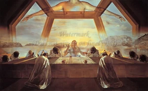 SALVADOR DALI Art Poster or Canvas Print "The Sacrament of the Last Supper" - Picture 1 of 1