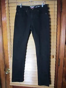 Levi's Denizen 216 Skinny Fit Straight Leg Men's 32x34 Denim Black Jeans Pants - Picture 1 of 7