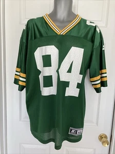 Vintage Green Bay Packers Mesh Jersey #84 Bill Schroeder from Starter - Size 48 - Picture 1 of 12