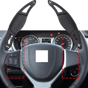 For Suzuki Swift S-Cross Escudo Alloy Steering Wheel Shifter Paddle Extension - Picture 1 of 12