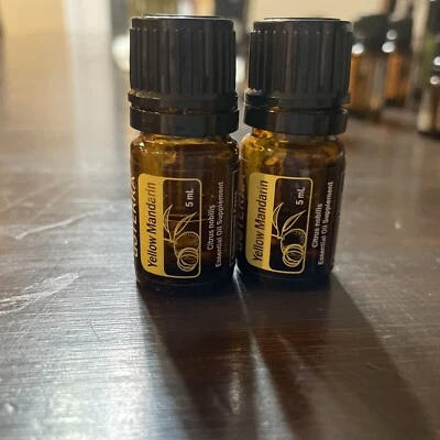 DoTERRA (Lote de 2) 5 ml Mandarina Amarilla 1-55% Completo 2-50% Completo Ver Fotos Foto 1 de 2
