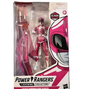 Power Rangers Lightning Collection Mighty Morphin rosa Ranger Cel schattierte Figur - Bild 1 von 2