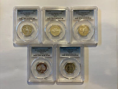 1999S SILVER STATE QUARTER SET PCGS PR69DCAM    - Image 1 of 4