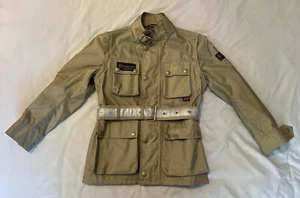 Belstaff Rallymaster  Jacket Boy Size 8 Professional 100% Silver Nylon Jacke - Picture 1 of 9