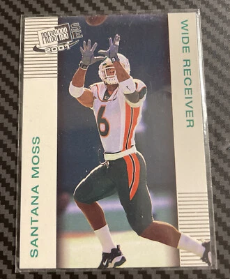E183 2001 Press Pass SE Santana Moss Rookie New York #24 - Image 1 of 2