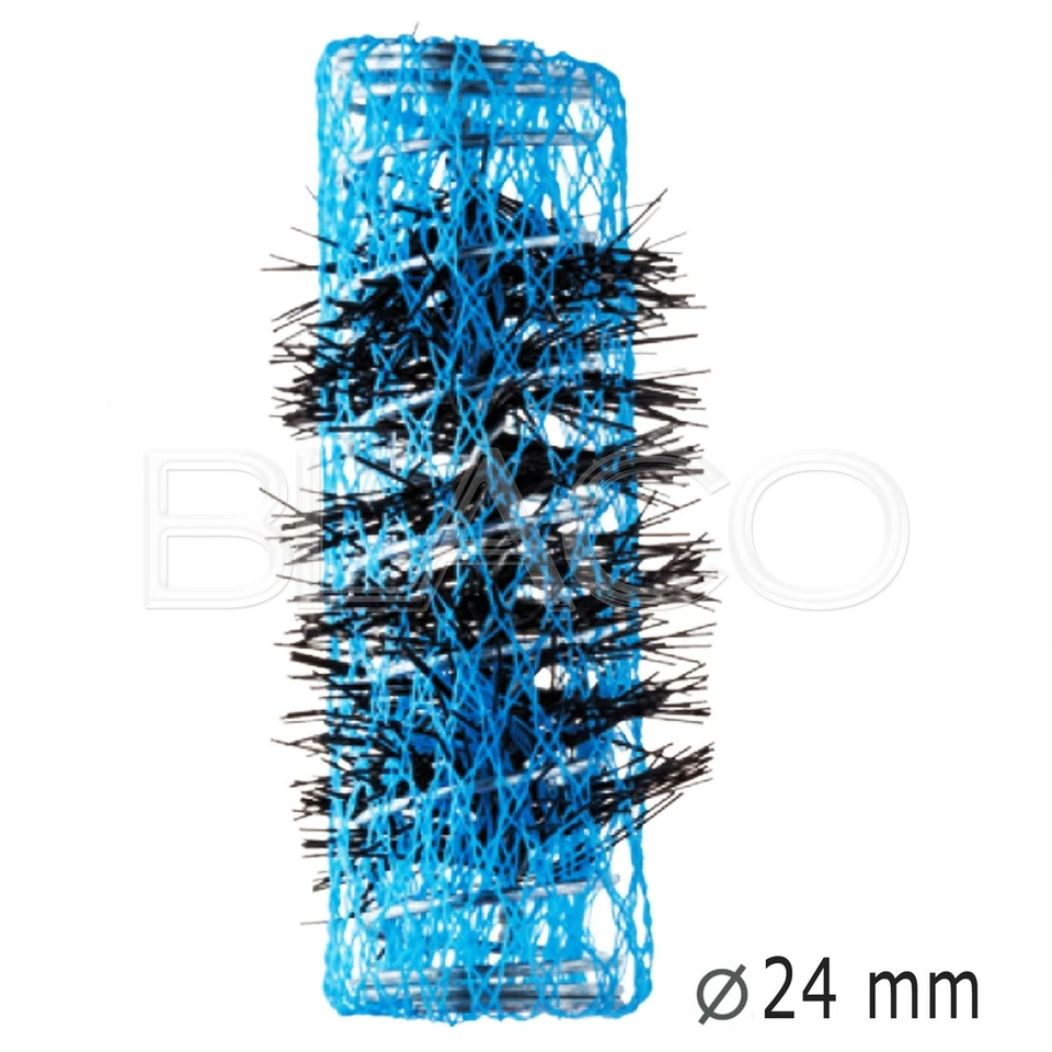 XANITALIA BIGODINI PIEGA CON SCOVOLO PER CAPELLI 24MM COFEZIONE DA 6 PEZZI