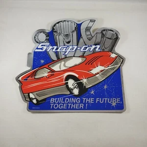 7" Vintage Snap-On Tools Building the Future Together Toolbox Sticker Decal USA - Picture 1 of 9