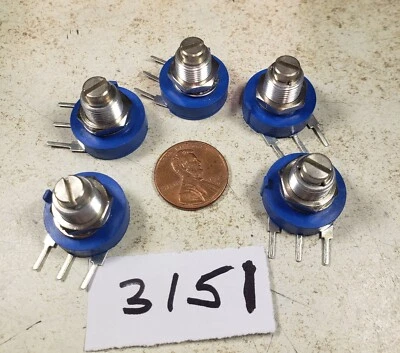 Lot of (5) New! Bourns 3852A-166-103A 10K Linear Potentiometer - Image 1 of 4