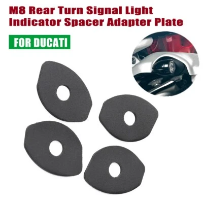 Placa adaptadora espaçadora indicadora luz de seta traseira para Ducati Panigale 899 M8 - Imagem 1 de 4
