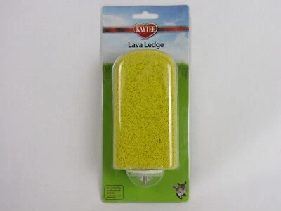 Kaytee Yellow Lava Ledge-Chinchillas or Other-Mounts to Cage-NEW - Image 1 of 4