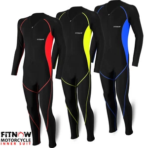 Traje de una pieza de protección contra erupciones interior de lycra de compresión de capa base de motocicleta - Imagen 1 de 4
