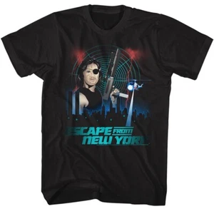 Camiseta para hombre Escape From New York Movie City Skyline Helicóptero Spotlight - Imagen 1 de 3