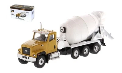 MODELLINO MEZZI CANTIERE DIECAST CAT 681 CONCRETE MIXER CAMION BETONIERA 1:87 - Immagine 1 di 4