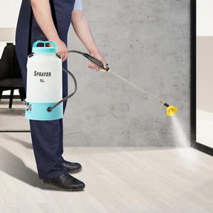 5L Handheld Portable Water/Chemical Sprayer Electric Pump Garden Spray Bottle US - Picture 1 of 16