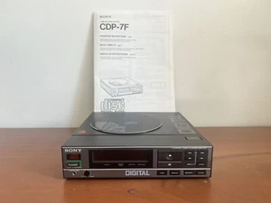 SONY CDP-7F Vintage CD/CDR Deck S-Connector + Manual Works Perfectly! - Picture 1 of 10