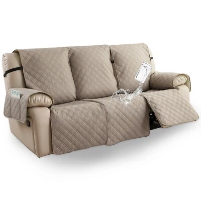 Waterproof non-slip sofa cover recliner 3 seats, furniture protection decoration - Image 1 of 4