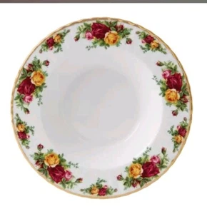 Royal Albert Old Country Roses Rim Soup Bowl 20cm - Picture 1 of 10