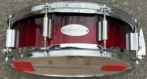 Drumset Drumcraft Drum Craft - rullante trasparente rosso 14 pollici - Foto 1 di 12