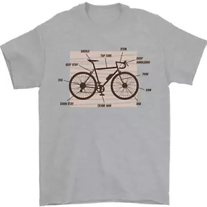 Bicicletta Anatomia Divertente Ciclismo Ciclisti Divertente T-Shirt 100% Cotone - Bild 1 von 96