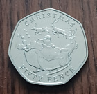 2020 Gibraltar Christmas 50p Coin Santa On Sleigh UN-CIRCULATED,FROM SEALED BAG.