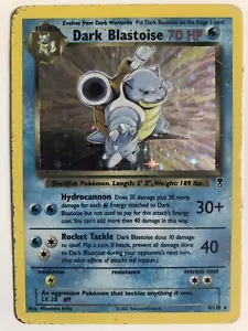 DARK BLASTOISE 4/110 Pokemon Legendary Collection. - Picture 1 of 2
