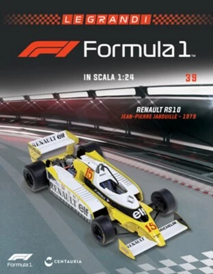 NEW 1:24 F1 RENAULT RS10 - Jean Pierre Jabouille 1979 ALTAYA +Mag. no Minichamps - Immagine 1 di 2