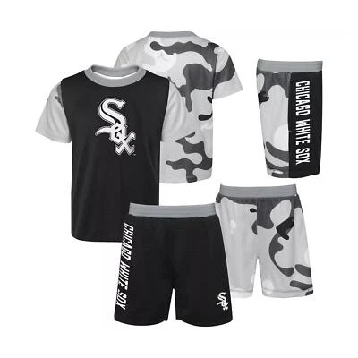 MLB Apparel Youth Chicago White Sox Camouflage Two Piece Shorts Set S (4) - Image 1 of 4