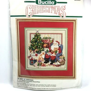 Bucilla Christmas THE BEST OF CHRISTMAS 82989 Linda Gillum New Cross Stitch Kit - Bild 1 von 4