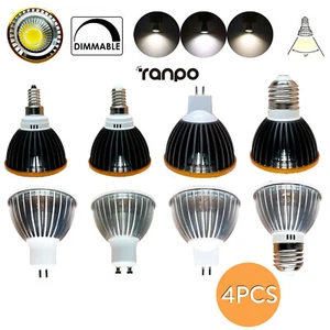 4X 10W Dimmable Led Spotlight Bulb Spot E27 Light GU5.3 Home Decoration Gu10 7W - Picture 1 of 18