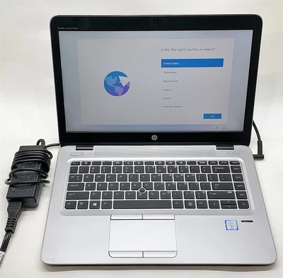 HP EliteBook 840 G3 Laptop i5 6300U 2.4GHZ 14" FHD 16GB 256GB M.2 NO BATT Win 11 - Image 1 of 4