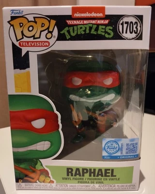 Funko Pop! Television – TMNT Raphael #1703 – Translucent Variant – Nickelodeon  - Imagen 1 de 4