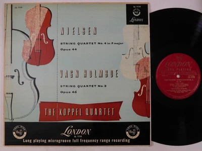 THE KOPPEL QUARTET NIelsen Quartet 4, Holmboe Quartet 3 LONDON LP LL 1119 ex Foto 1 de 4