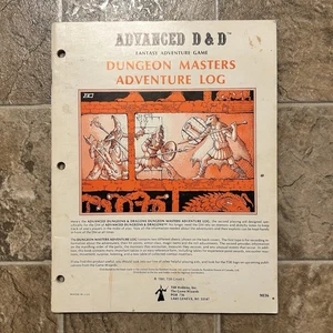Dungeon Masters Adventure Log - AD&D Advanced Dungeons & Dragons - TSR 9036 - Bild 1 von 7