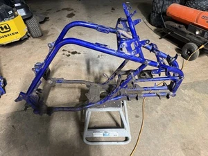 Yamaha Raptor 660 01 Frame 5LP-21101-09-00 Blue 2001 Frame Chassis - Bild 1 von 10