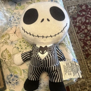 Disney Jack Skellington Plush Halloween The Nightmare Before Christmas U1 - Picture 1 of 10