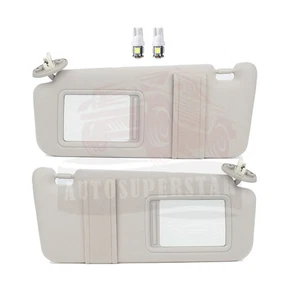 Parasol izquierdo derecho gris coche + luz matrícula para Toyota Venza 09-16 - Imagen 1 de 10