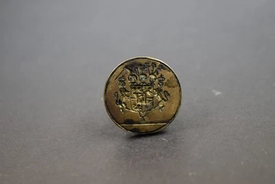 kleine antike Petschaft Messing mit Familienwappen um 1800. Sammelwürdig! - Bild 1 von 3