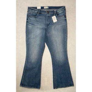 BKE Jeans Women's 38R Parker Flare Stretch High Rise 38 W 32 L Cotton NEW$73 - Picture 1 of 14