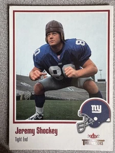 2002 Fleer Throwbacks Jeremy Shockey Rookie Card #121 New York Giants - Picture 1 of 2