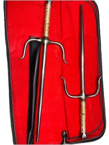 Stahl Kampfsport Sais mit Tragetasche - Bild 1 von 8