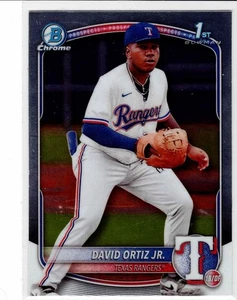 David Ortiz Jr. Texas Rangers 2025 Bowman 1st Bowman Chrome ** - Picture 1 of 3