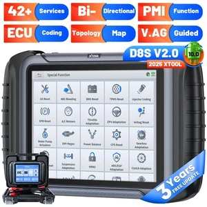 XTOOL D8S V2.0 ECU Coding Scanner Auto Diagnostic Tool Topology Map 42+ Services - Picture 1 of 13