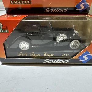 Solido L’Age d’Or 4071 Rolls Royce Coupé Black 1:43 w/ Box - Picture 1 of 11