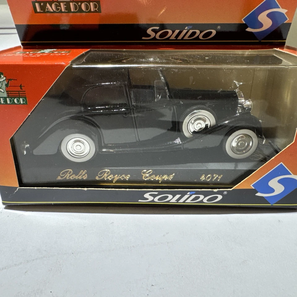 Solido L’Age d’Or 4071 Rolls Royce Coupé Black 1:43 w/ Box - Image 1 of 4