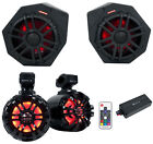(2) Memphis CANAMX365FE Speakers+Pods+LED Tower Speakers+Amp For 2017+ Can Am X3