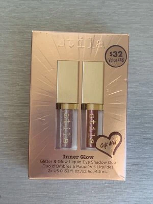 Stila Inner Glow Glitter and Glow Liquid Eye Shadow Duo *NEW IN BOX* - Image 1 of 2